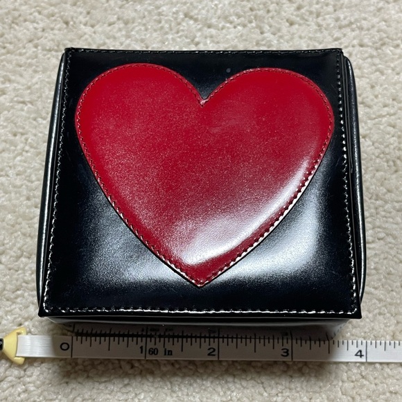 Moschino Vintage Leather Coin Pouch - Black Wallet - Picture 9 of 9